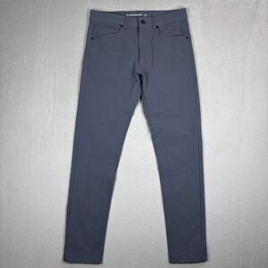 Western Rise Diversion Pant Men's 30x31 Blue Gray Travel EDC Stretch Hike Climb